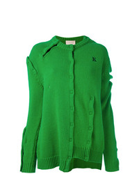 Maglione girocollo verde di Christopher Kane