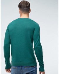 Maglione girocollo verde di Abercrombie & Fitch