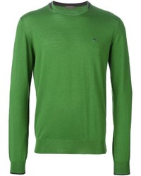 Maglione girocollo verde di Etro