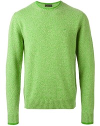 Maglione girocollo verde di Etro