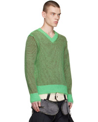Maglione girocollo verde di Craig Green