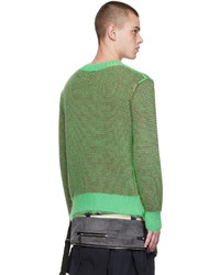 Maglione girocollo verde di Craig Green