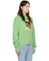 Maglione girocollo verde di Sky High Farm Workwear