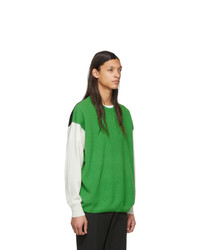 Maglione girocollo verde di Givenchy