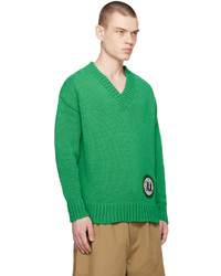 Maglione girocollo verde di Emporio Armani