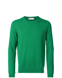 Maglione girocollo verde di Laneus