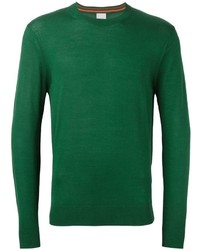 Maglione girocollo verde di Paul Smith