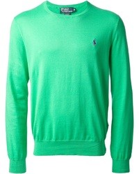 Maglione girocollo verde di Polo Ralph Lauren
