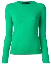 Maglione girocollo verde di Ralph Lauren