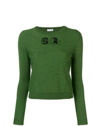 Maglione girocollo verde di Sonia Rykiel