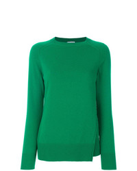 Maglione girocollo verde di Tomas Maier