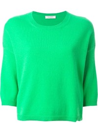 Maglione girocollo verde di Valentino
