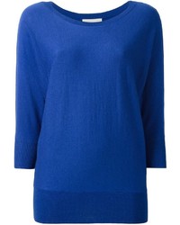 Maglione in cashmere blu