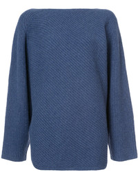 Maglione in cashmere blu di Derek Lam