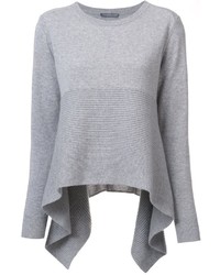 Maglione in cashmere grigio di Alexander McQueen