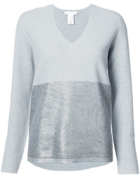 Maglione in cashmere grigio di Fabiana Filippi