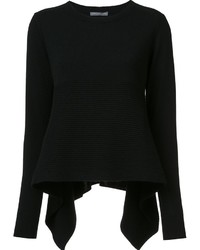 Maglione in cashmere nero di Alexander McQueen
