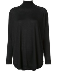 Maglione in cashmere nero di Brunello Cucinelli