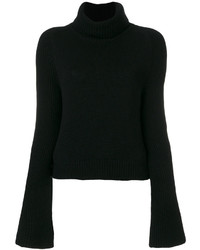 Maglione in cashmere nero di Lamberto Losani