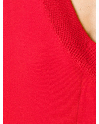 Maglione in cashmere rosso di Antonia Zander