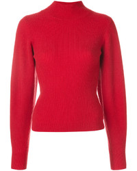 Maglione in cashmere rosso di Thierry Mugler
