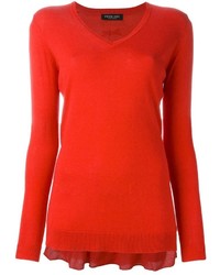 Maglione in cashmere rosso di Twin-Set