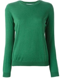 Maglione in cashmere verde