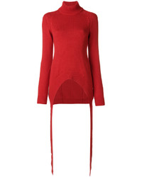 Maglione lavorato a maglia rosso di Givenchy