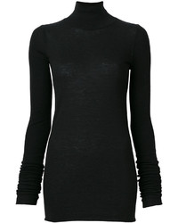 Maglione nero di Rick Owens Lilies