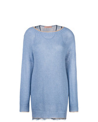 Maglione oversize azzurro di Twin-Set