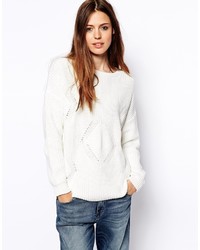 Maglione oversize bianco di Asos