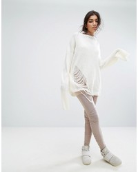 Maglione oversize bianco