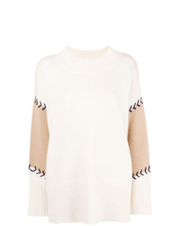 Maglione oversize bianco di Chinti & Parker