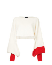 Maglione oversize bianco di Eudon Choi