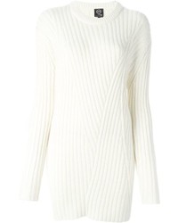 Maglione oversize bianco di McQ by Alexander McQueen
