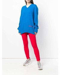Maglione oversize blu di Calvin Klein 205W39nyc