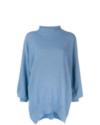 Maglione oversize blu di Pinko