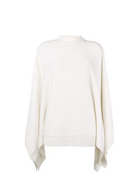 Maglione oversize lavorato a maglia bianco di Givenchy