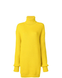 Maglione oversize lavorato a maglia giallo di Maison Margiela
