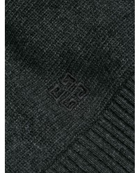 Maglione oversize lavorato a maglia grigio scuro di Givenchy