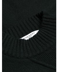 Maglione oversize lavorato a maglia nero di Givenchy