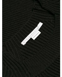 Maglione oversize lavorato a maglia nero di Stella McCartney