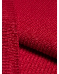 Maglione oversize lavorato a maglia rosso di Stella McCartney