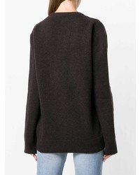 Maglione oversize marrone scuro di Calvin Klein 205W39nyc