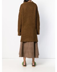 Maglione oversize marrone di Uma Wang