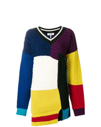 Maglione oversize multicolore di MSGM