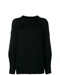 Maglione oversize nero di Isabel Marant