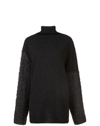 Maglione oversize nero di Yohji Yamamoto