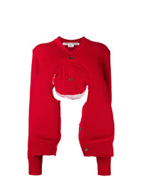 Maglione oversize rosso di Comme des Garcons