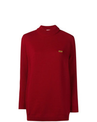 Maglione oversize rosso di Gcds
